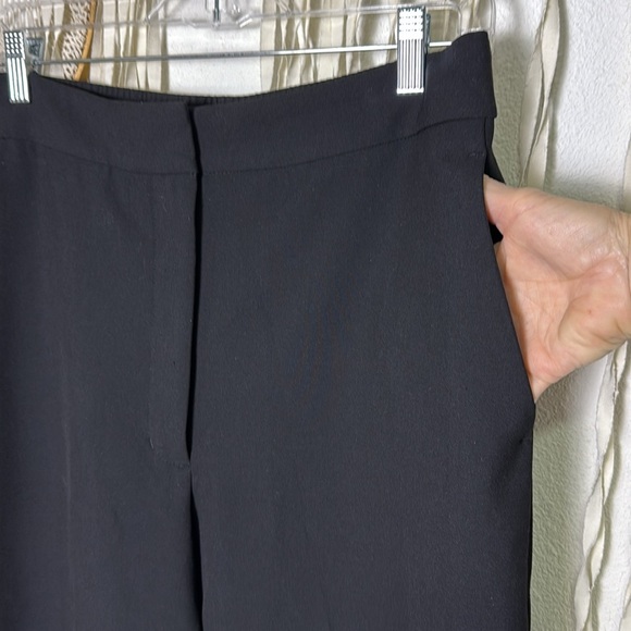 Aritzia | Wilfred NWT Black Polyester Wide Leg Crop Dress Pants Size 16 - Picture 7 of 10